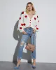 Listen To Your Heart Knit Button Front Cardigan sold by Vici