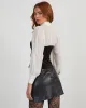 Morato Velvet Chiffon Colorblock Blouse sold by Vici