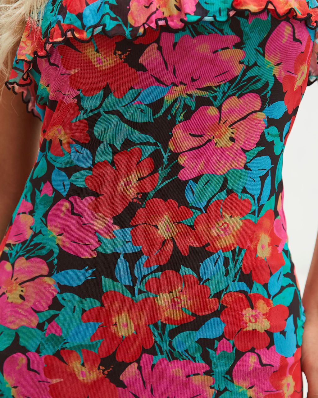 Euphoric Mood Floral Printed Midi Dress sold by Vici product image thumbnail 3