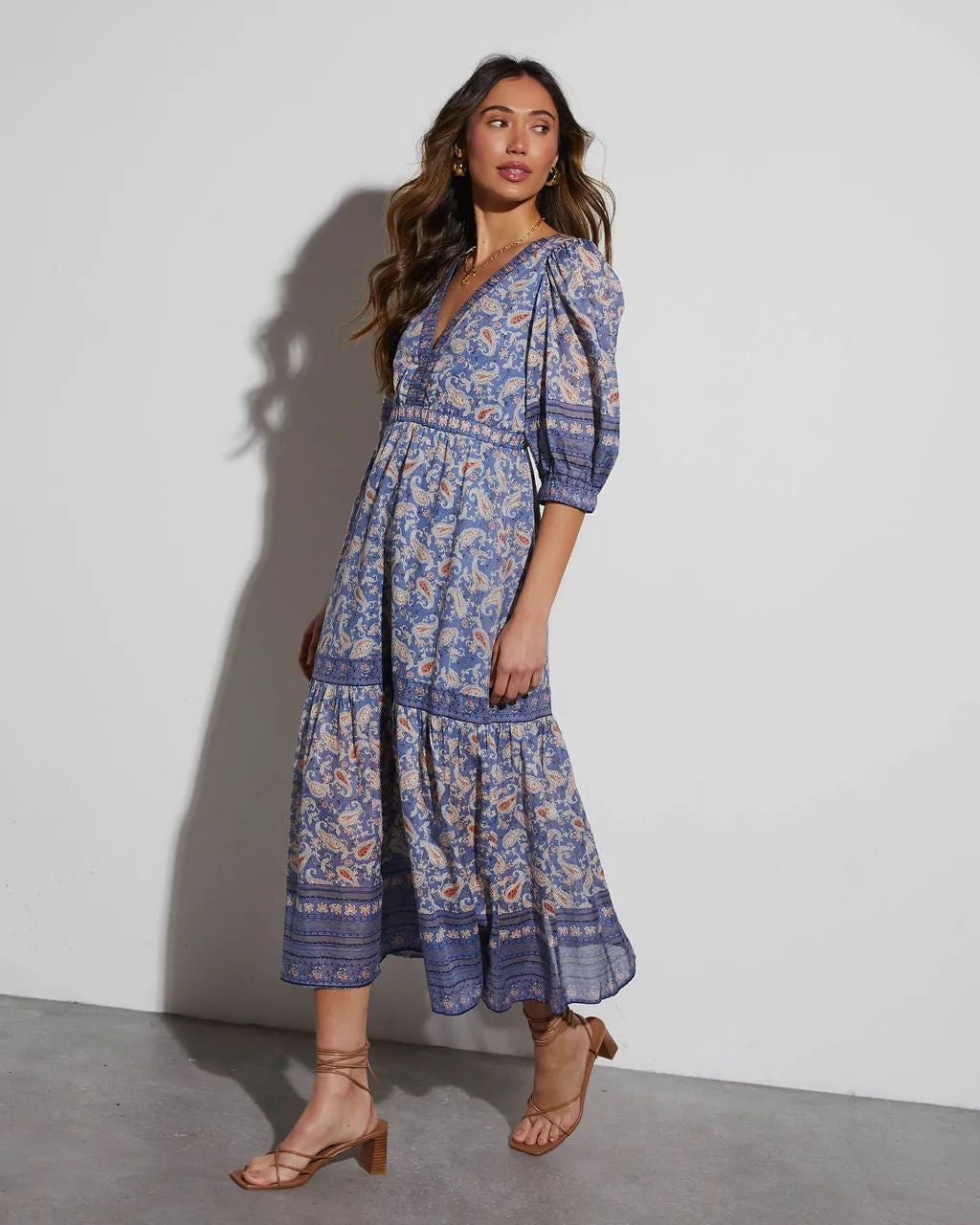Mai Tai Printed Midi Dress sold by Vici product image thumbnail 2