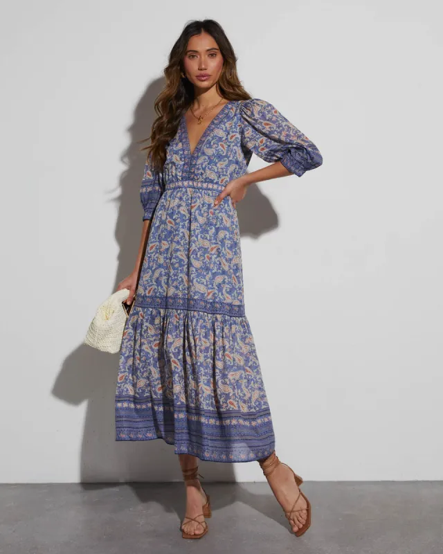 Mai Tai Printed Midi Dress sold by Vici