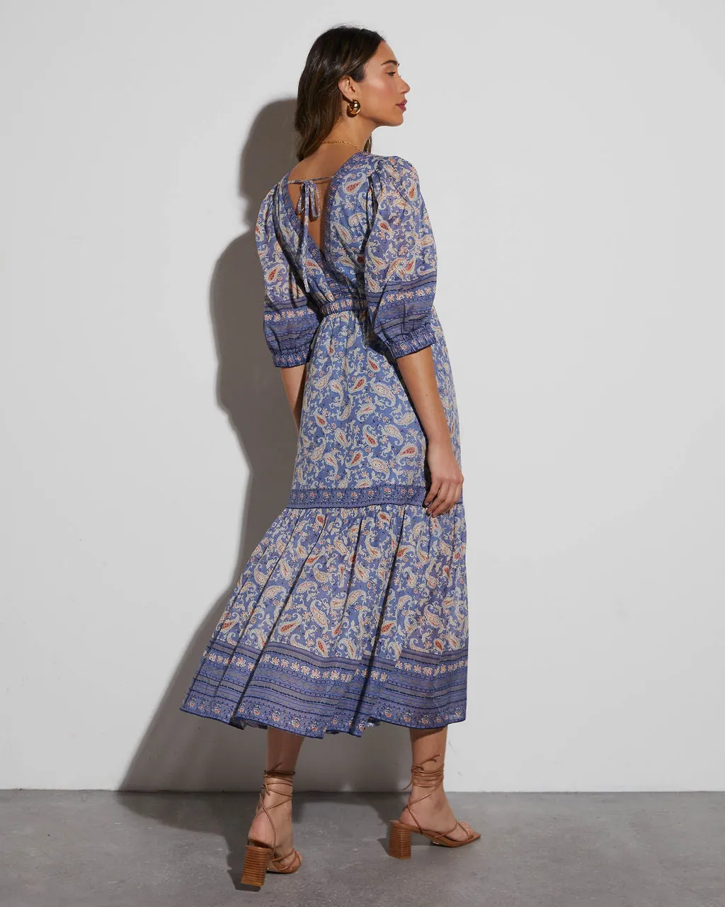 Mai Tai Printed Midi Dress sold by Vici product image thumbnail 4
