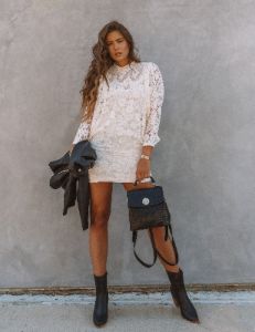 Standout Style Lace Mini Dress - FINAL SALE sold by Vici