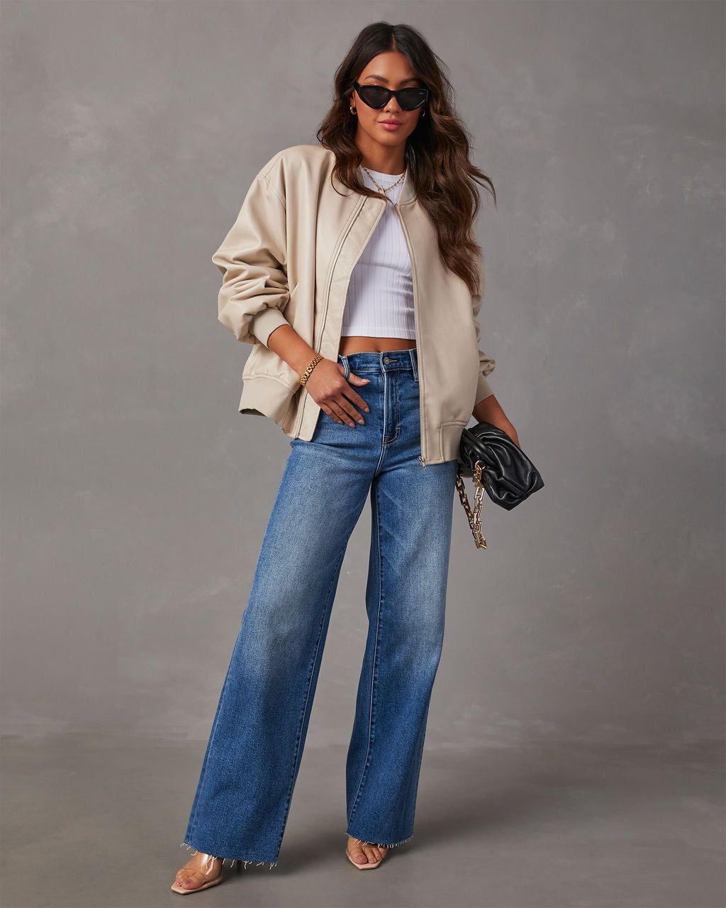 VICI Status High Rise Straight Jeans - Medium Wash sold by Vici product image thumbnail 6