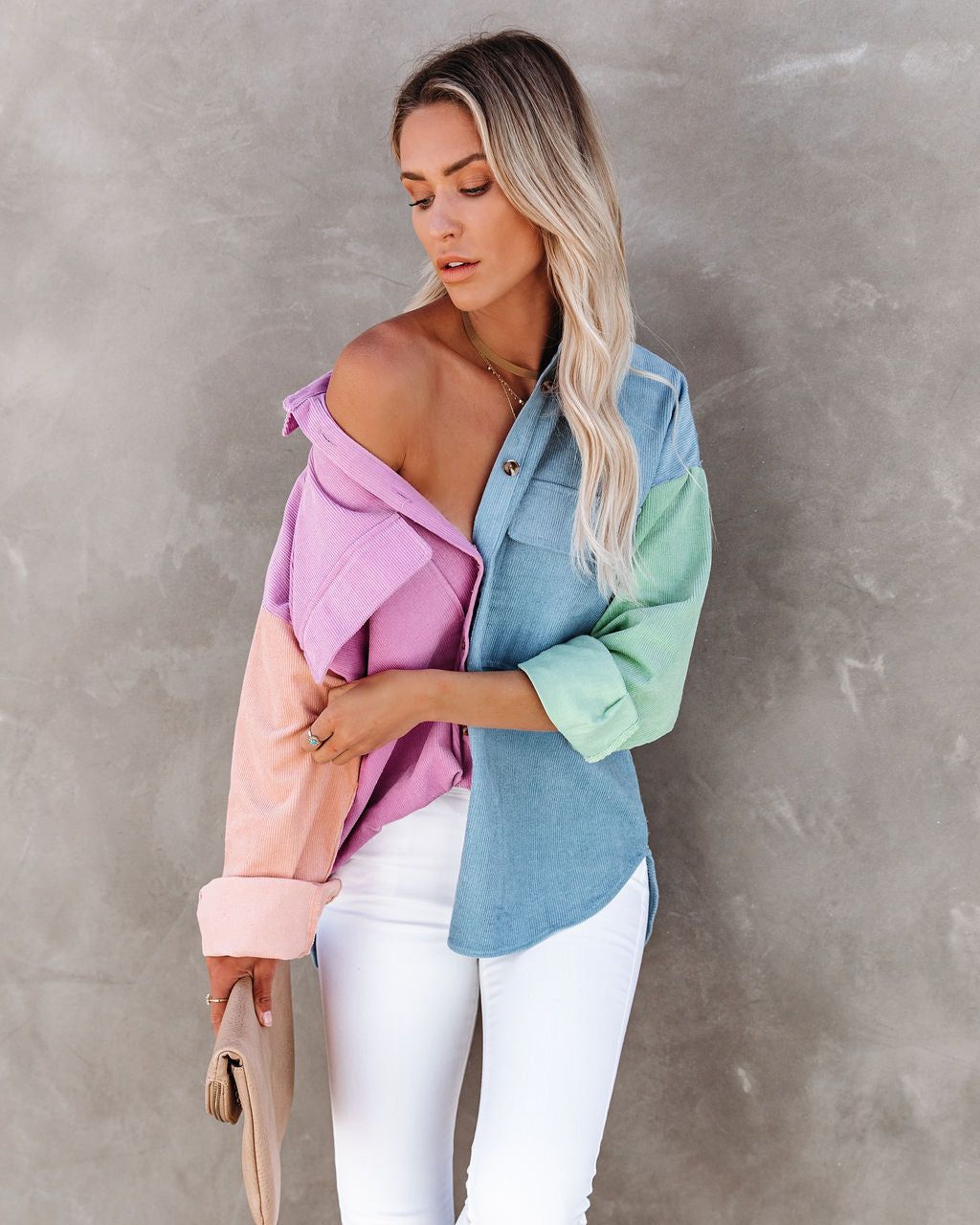 Flying Colors Cotton Corduroy Shacket - FINAL SALE sold by Vici product image thumbnail 10
