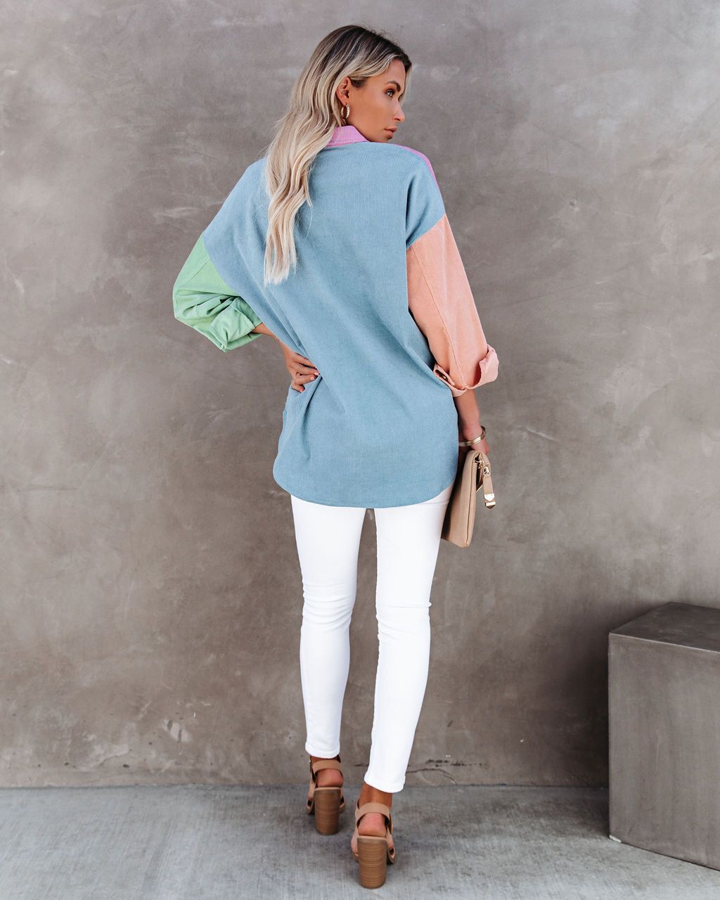 Flying Colors Cotton Corduroy Shacket - FINAL SALE sold by Vici product image thumbnail 2