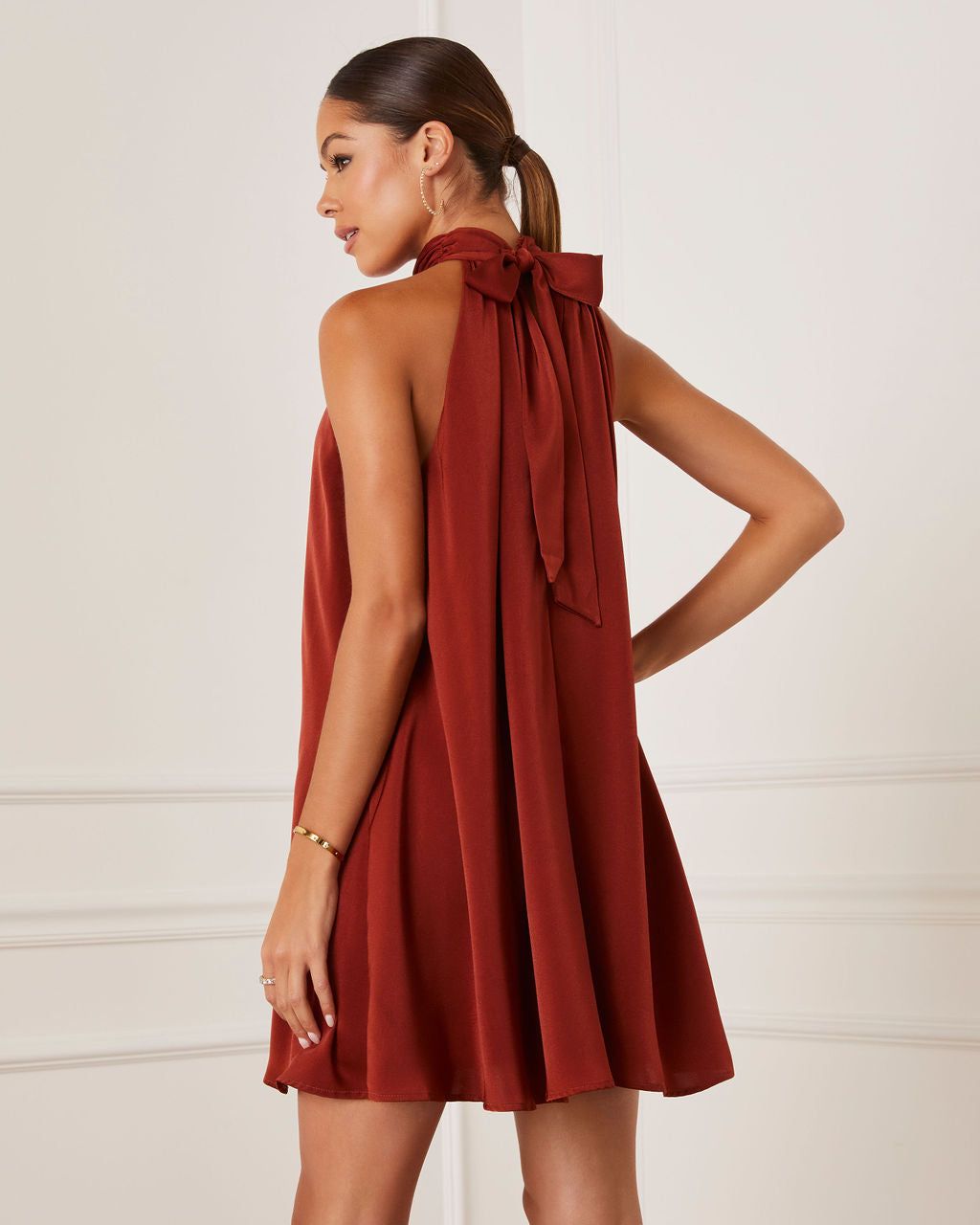 Quinlan Halter Mini Dress sold by Vici product image thumbnail 2