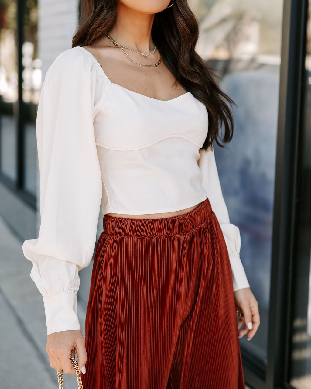 Hopelessly In Love Crop Top sold by Vici product image thumbnail 2