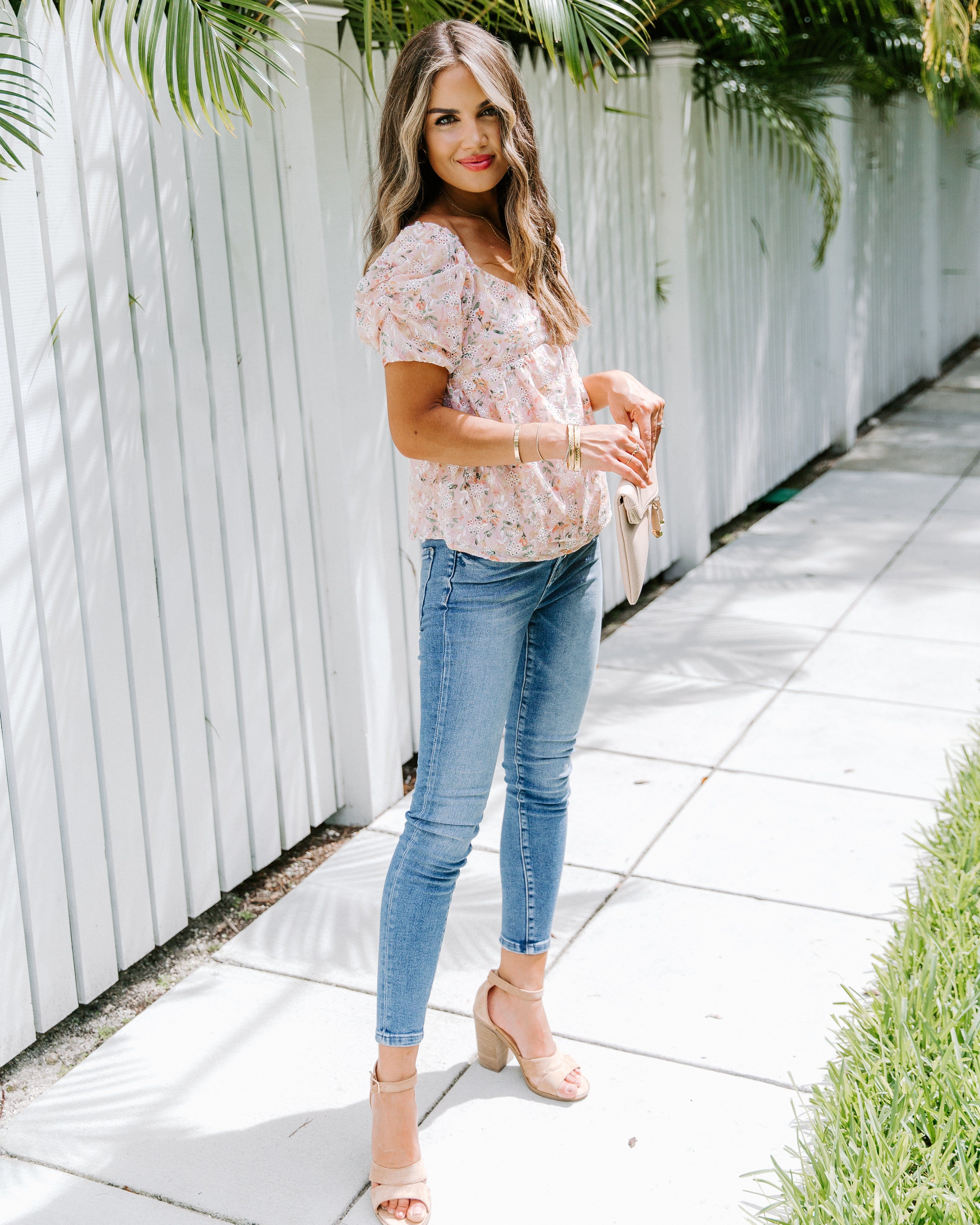 We Found Love Embroidered Eyelet Babydoll Top - FINAL SALE sold by Vici product image thumbnail 10