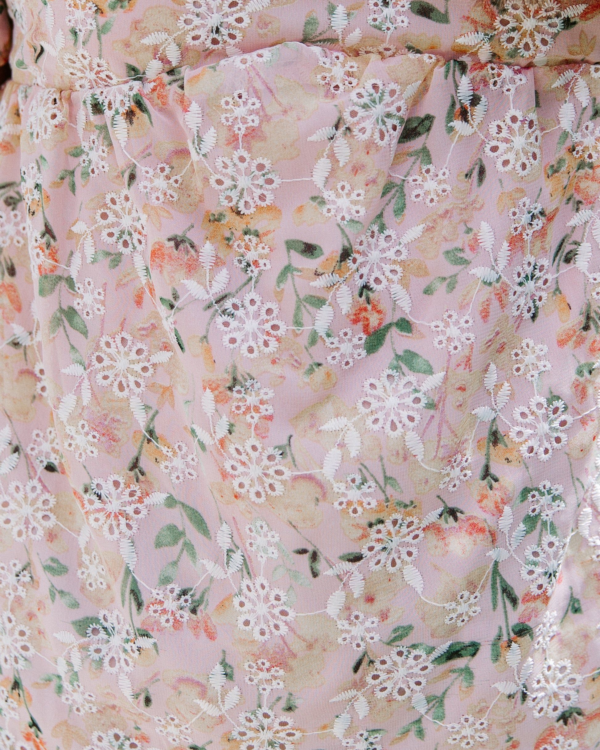 We Found Love Embroidered Eyelet Babydoll Top - FINAL SALE sold by Vici product image thumbnail 4