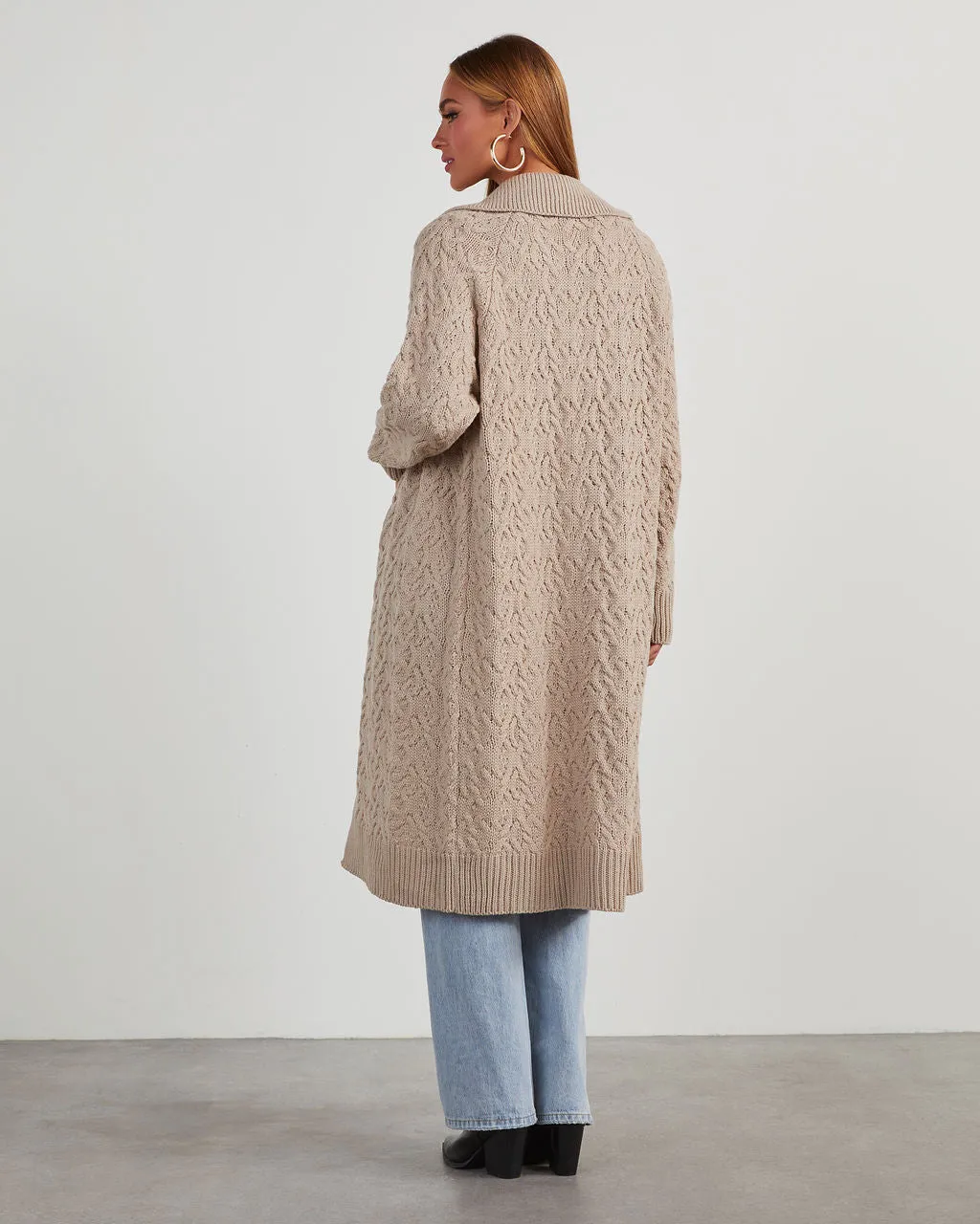 Fraser Long Duster Cardigan sold by Vici product image thumbnail 3