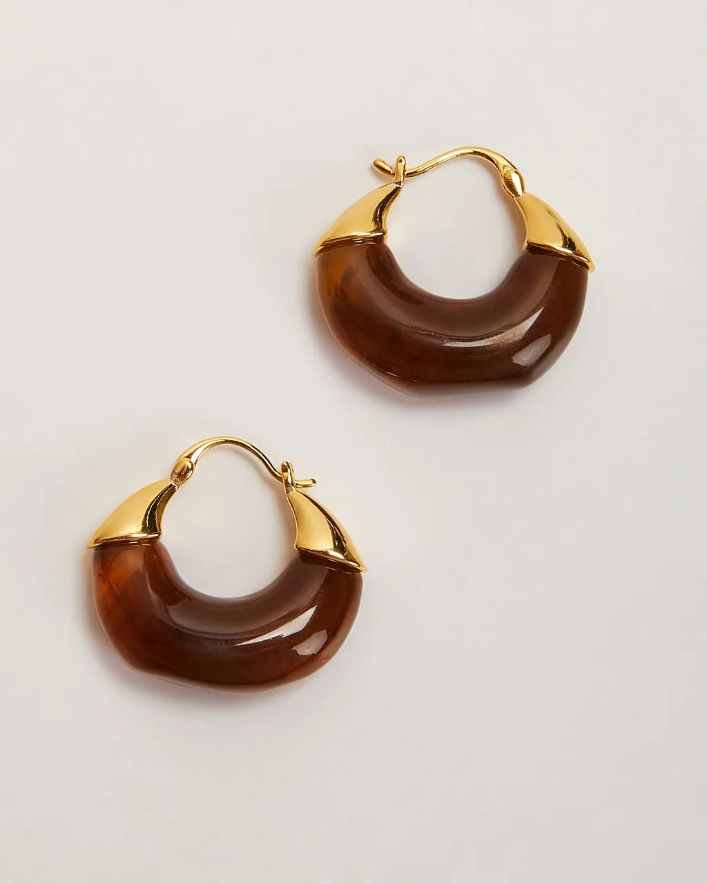 Lucite Hoop Earrings sold by Vici product image thumbnail 2