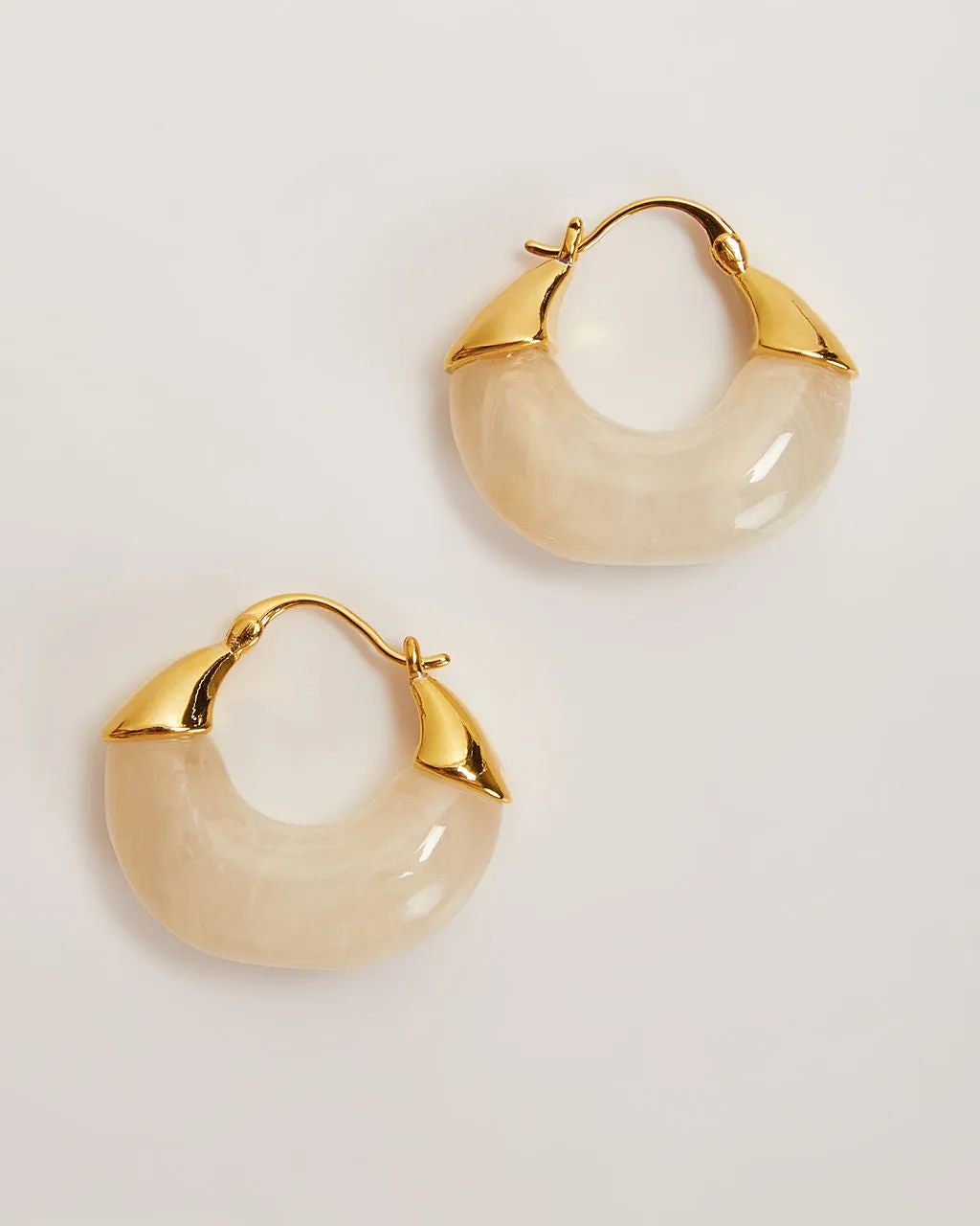 Lucite Hoop Earrings sold by Vici product image thumbnail 5