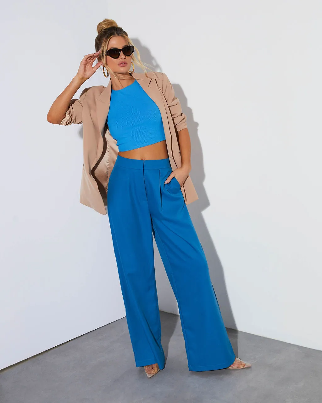 Maddox Crew Neck Cropped Tank sold by Vici product image thumbnail 4