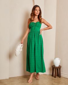 Giovanni Lace Up Back Maxi Dress sold by Vici