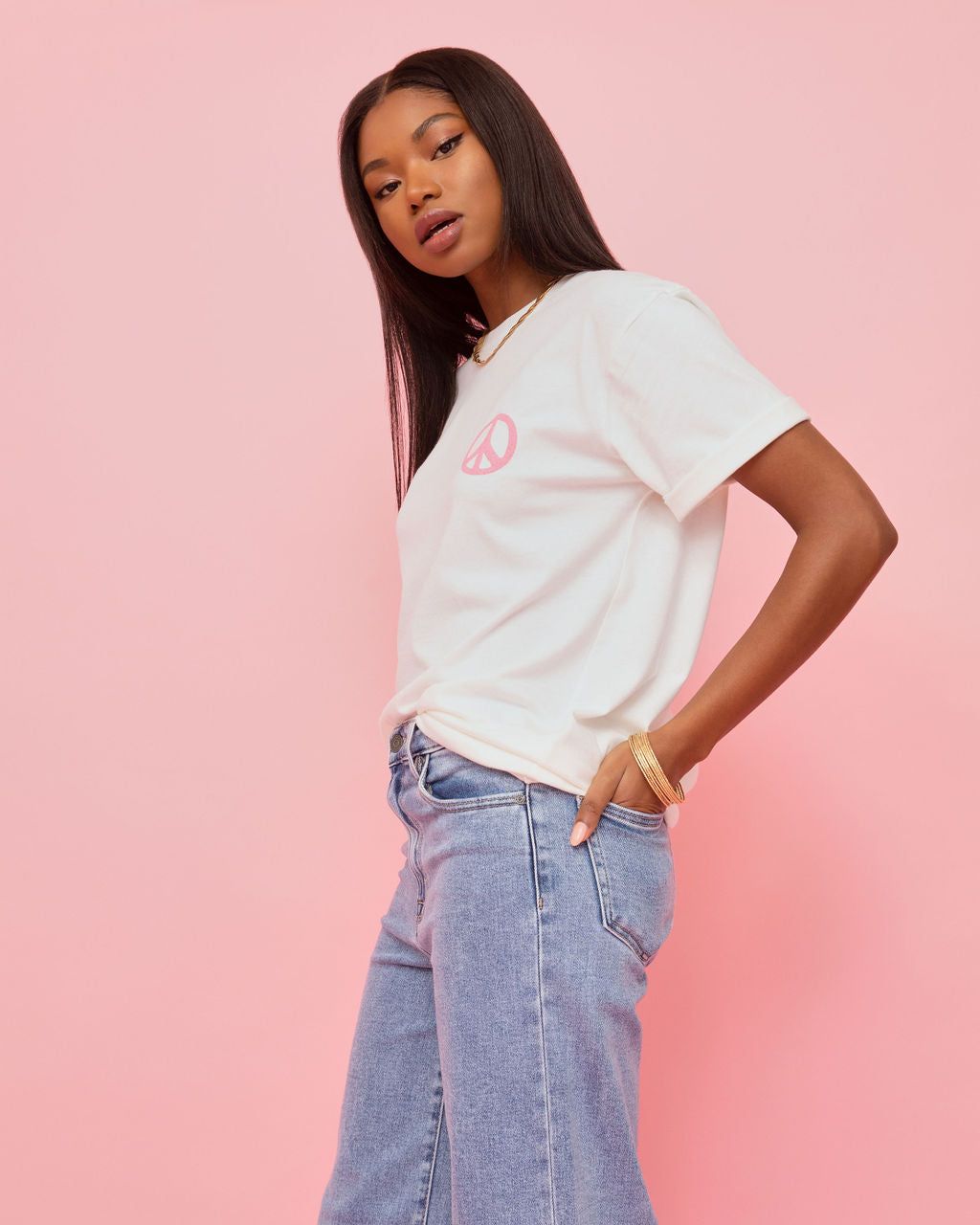 Self Love Club Cotton Tee - FINAL SALE sold by Vici product image thumbnail 5