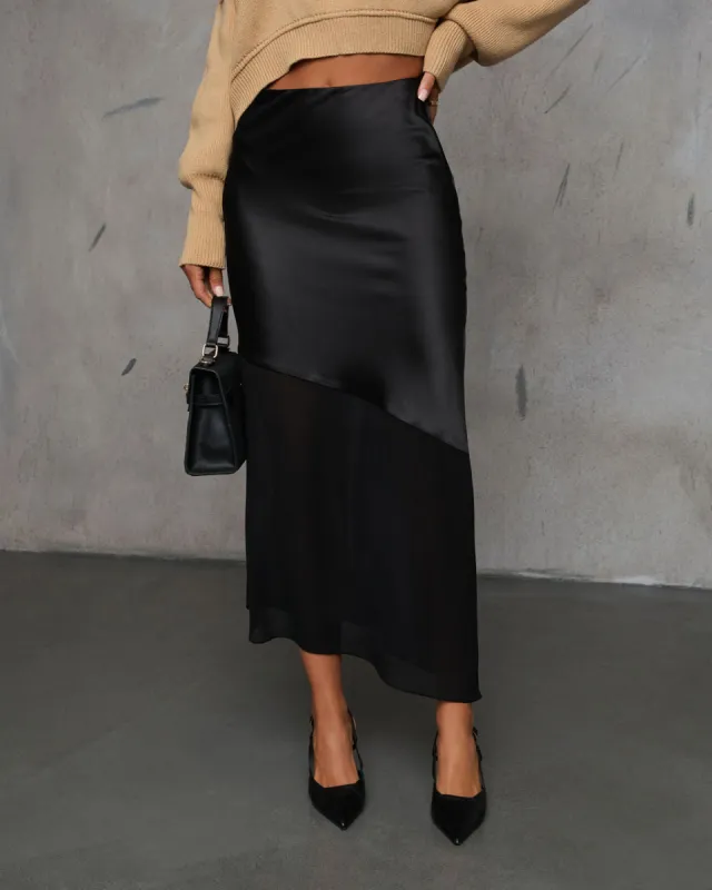 Switch Sides Maxi Skirt sold by Vici