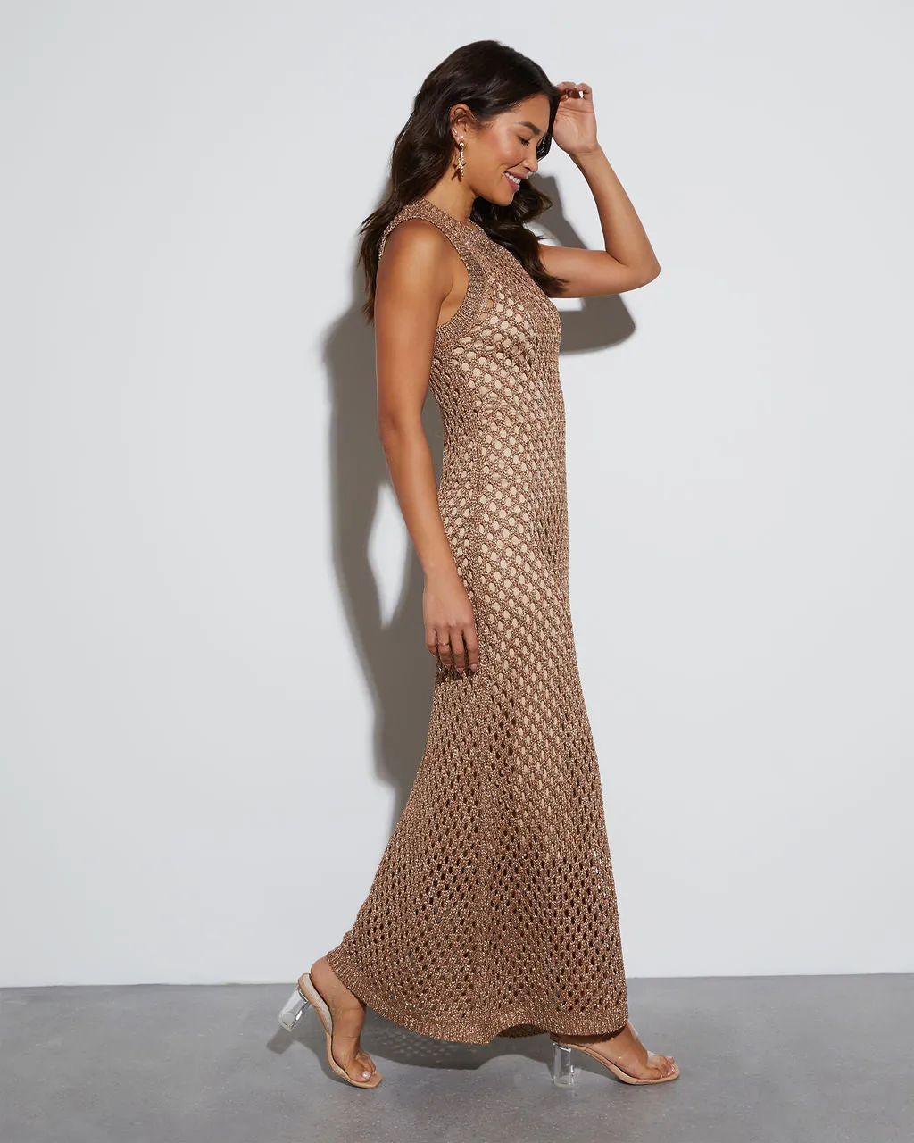 Sandy Coverup Midi Dress sold by Vici product image thumbnail 4