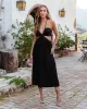 Hollywood Dreams Pleated Tie Back Midi Dress sold by Vici