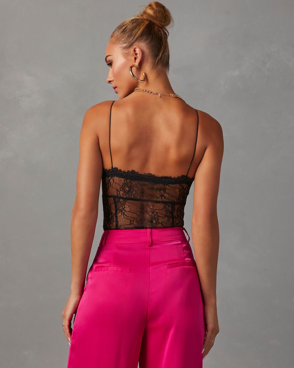 Late Night Lace Bodysuit - Black sold by Vici product image thumbnail 4