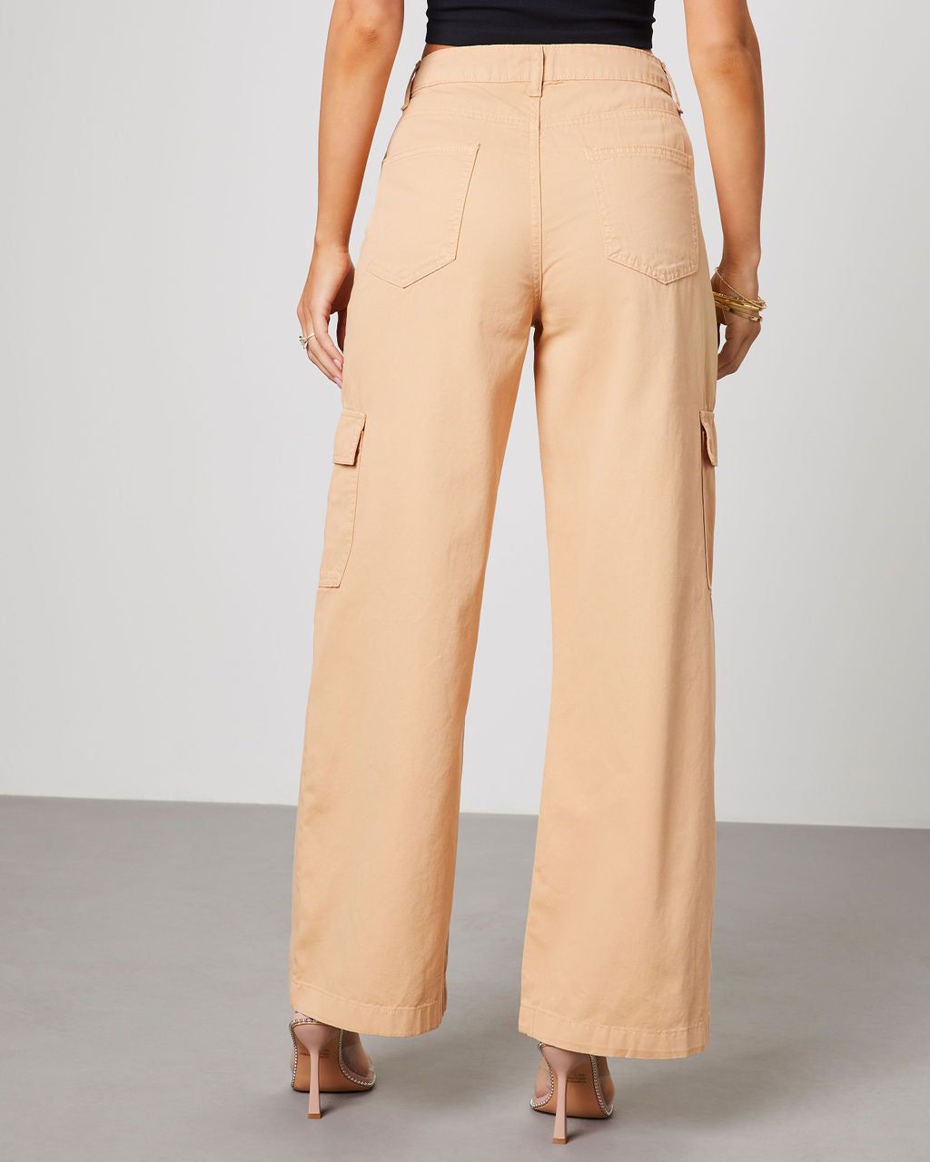 Addams Cargo Pants - Taupe - FINAL SALE sold by Vici product image thumbnail 2