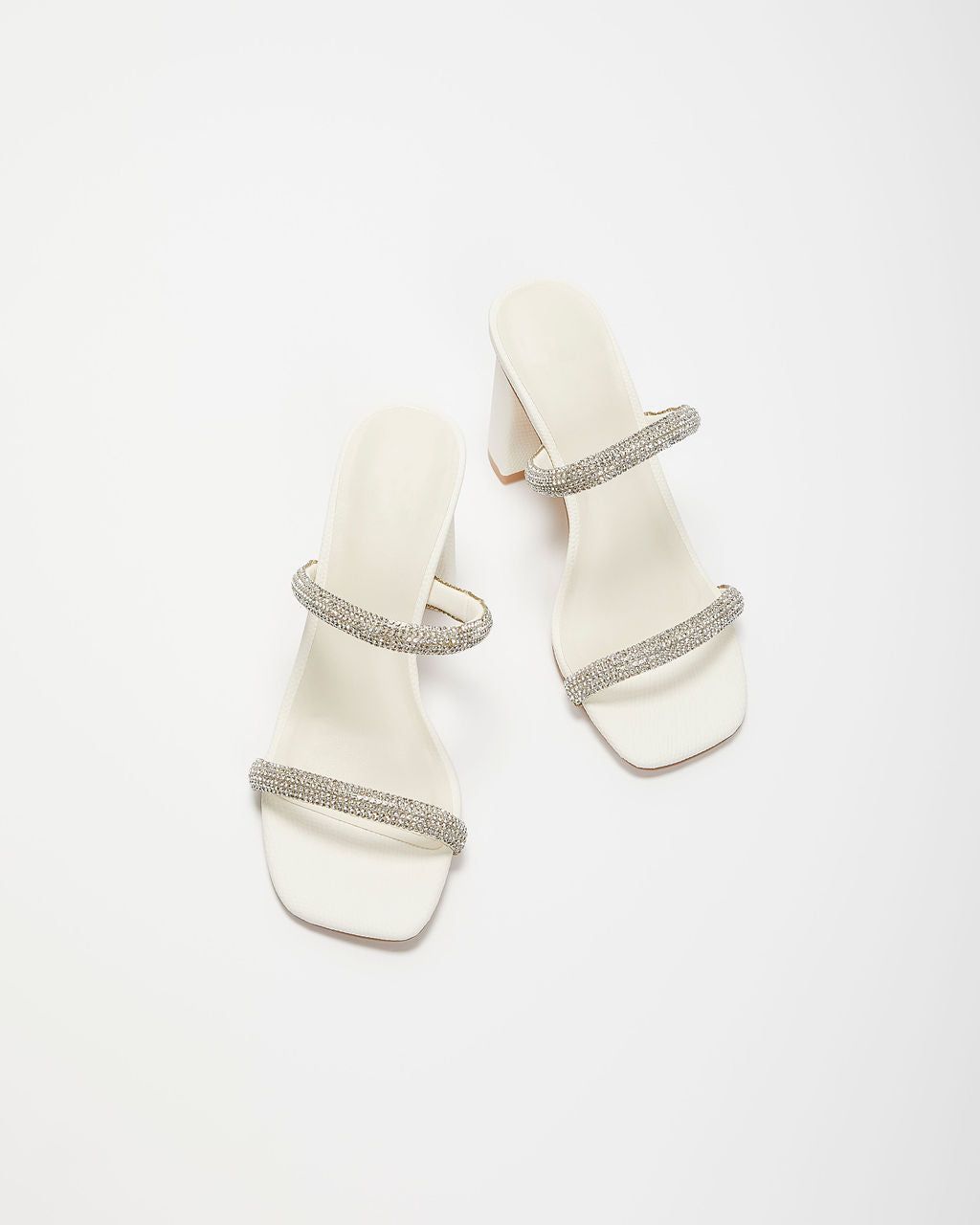 Elle Crystal Embellished Strappy Heels sold by Vici product image thumbnail 4