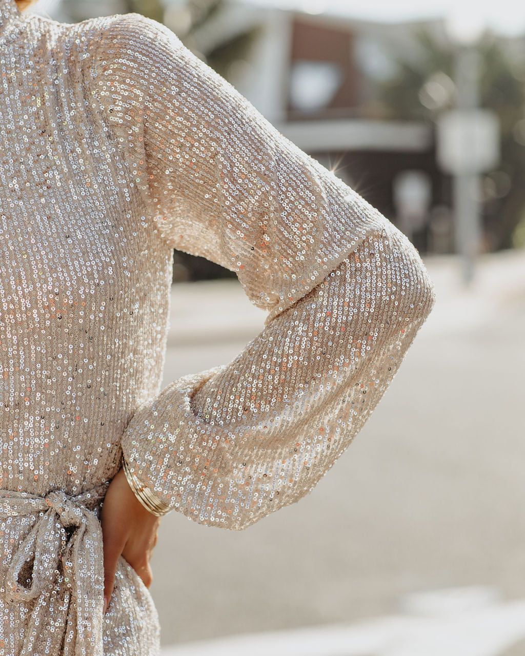 Leora Sequin Mini Dress - FINAL SALE sold by Vici product image thumbnail 4