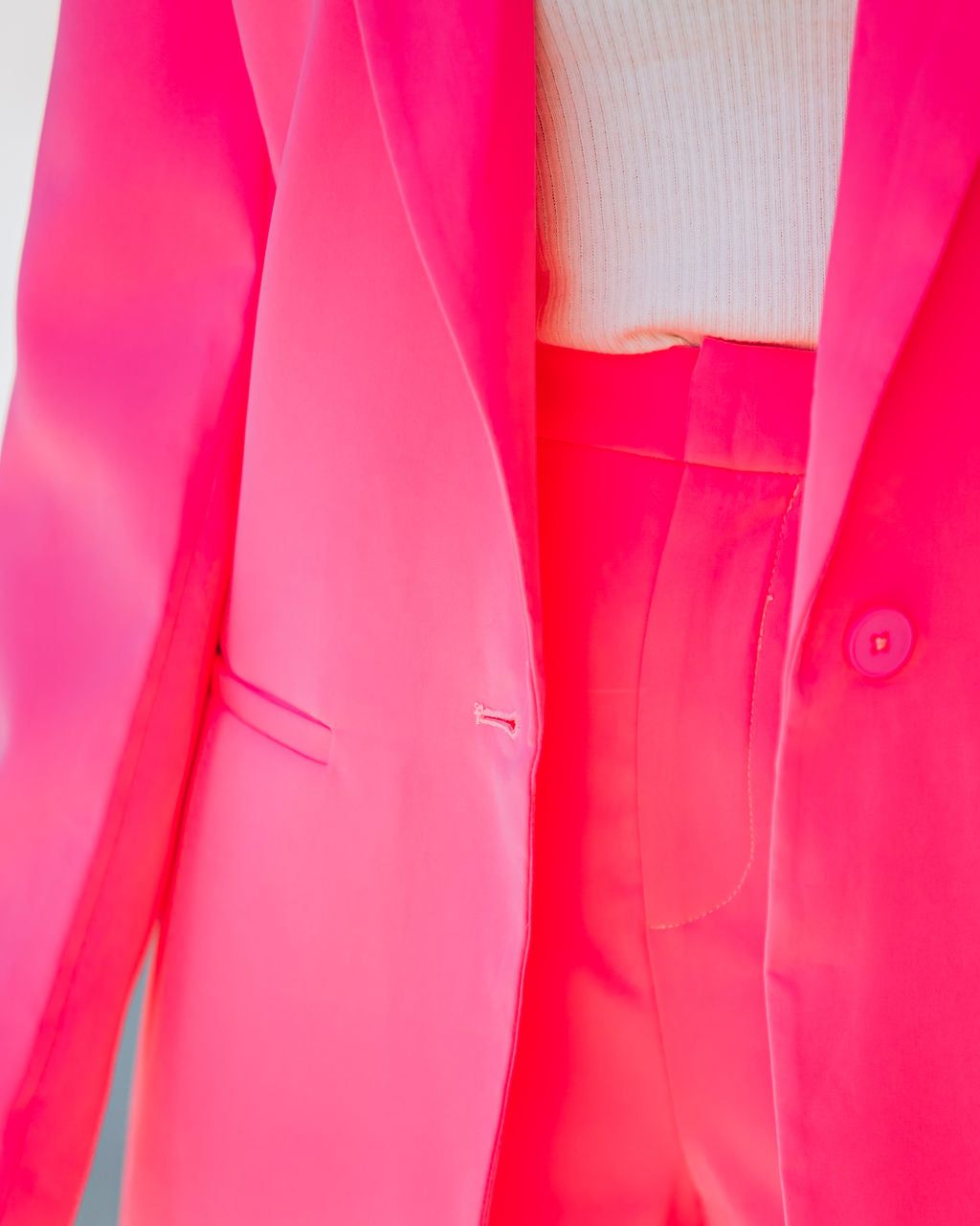 Standards Pocketed Blazer - Neon Pink sold by Vici product image thumbnail 4