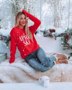 Apres Ski Cotton Blend Sweatshirt - FINAL SALE sold by Vici