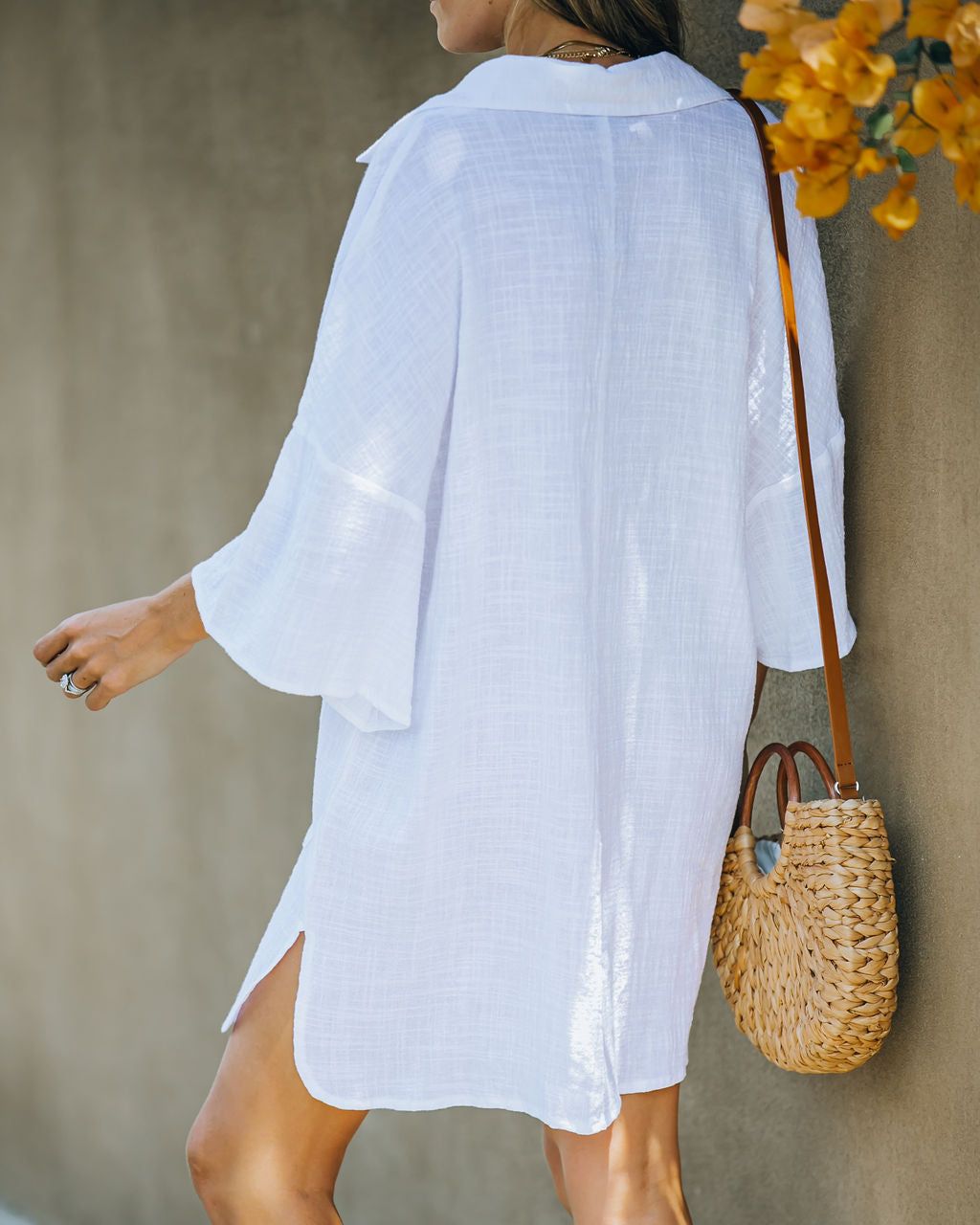 Wailuku Cotton Pocketed Cover-Up Dress - FINAL SALE sold by Vici product image thumbnail 2