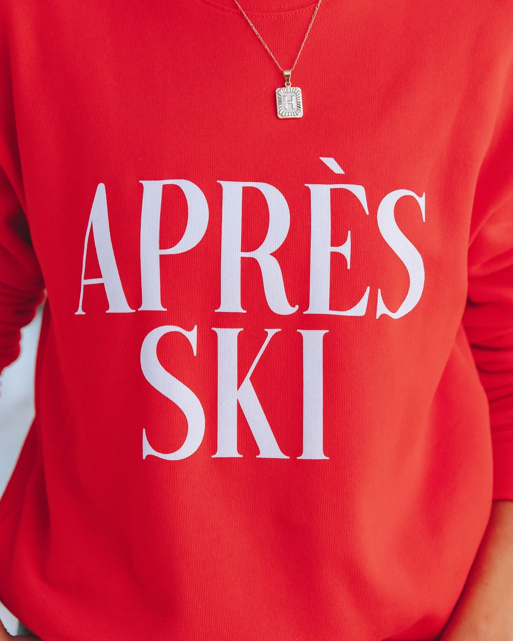 Apres Ski Cotton Blend Sweatshirt - FINAL SALE sold by Vici product image thumbnail 4