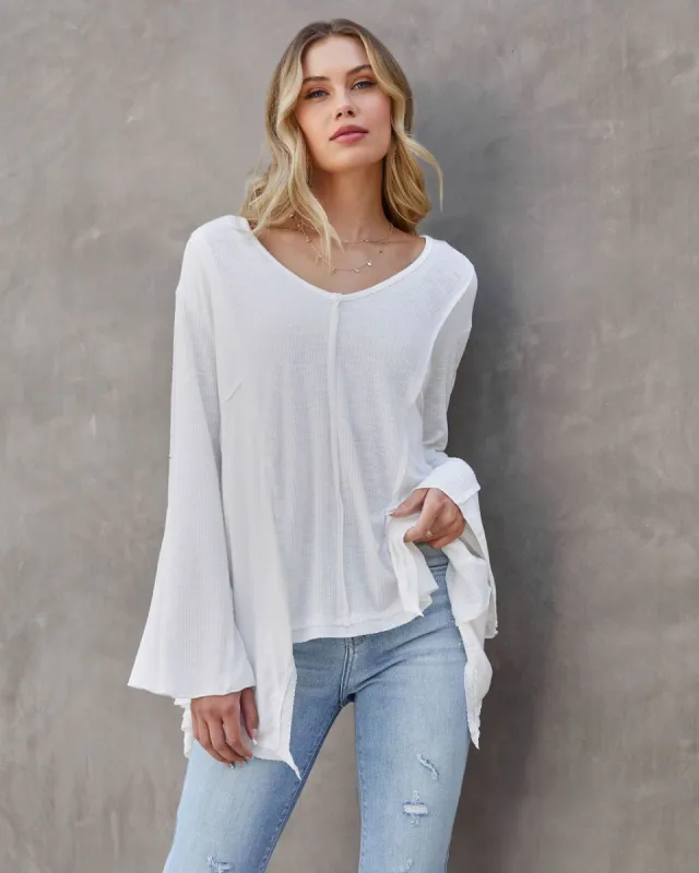 Ferdinand Knit Ribbed Long Sleeve Top sold by Vici