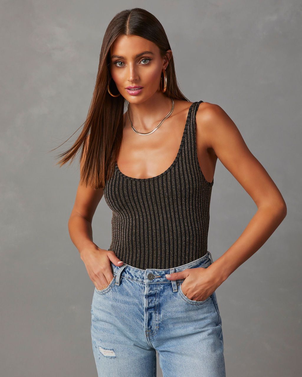 Always Shining Metallic Bodysuit sold by Vici product image thumbnail 5