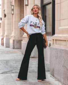 1990 Paris Cotton Blend Sweatshirt - FINAL SALE sold by Vici