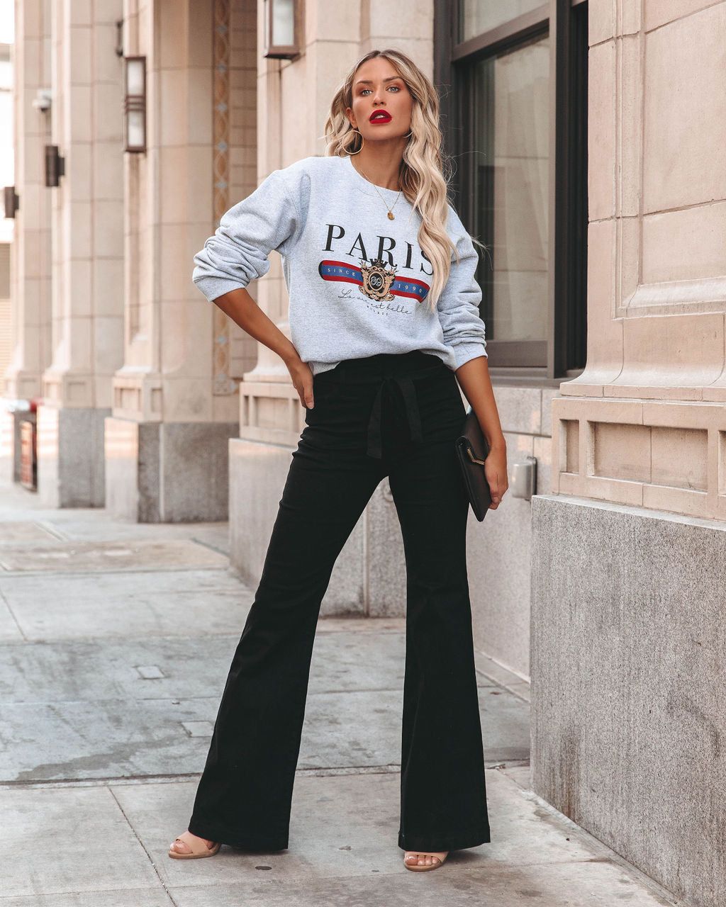 1990 Paris Cotton Blend Sweatshirt - FINAL SALE sold by Vici product image thumbnail 3