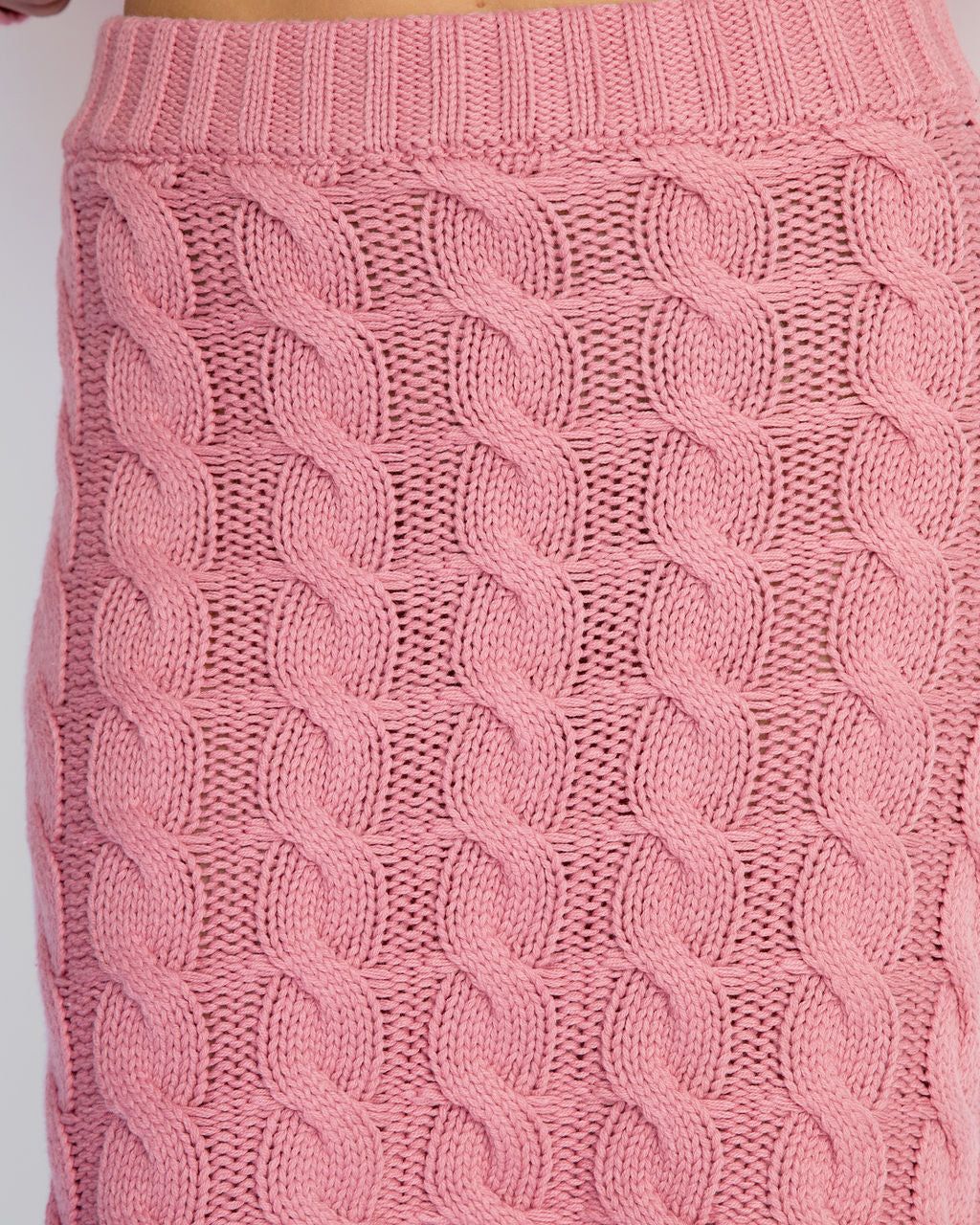 Cuddle With Me Cable Knit Mini Skirt sold by Vici product image thumbnail 2