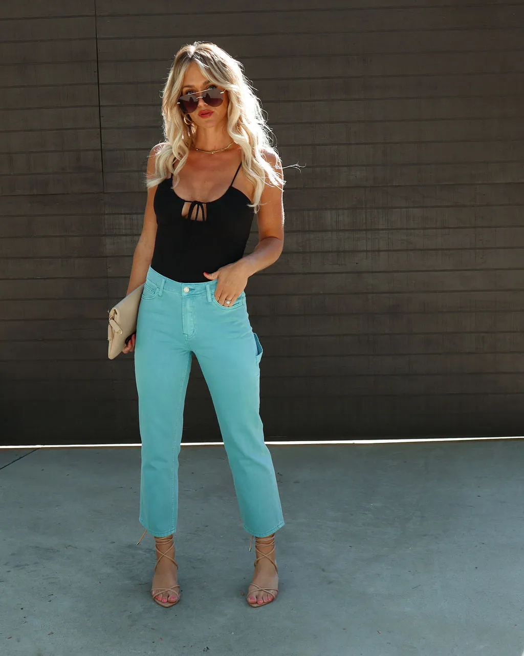 Vegas High Waisted Straight Leg Jeans sold by Vici product image thumbnail 3