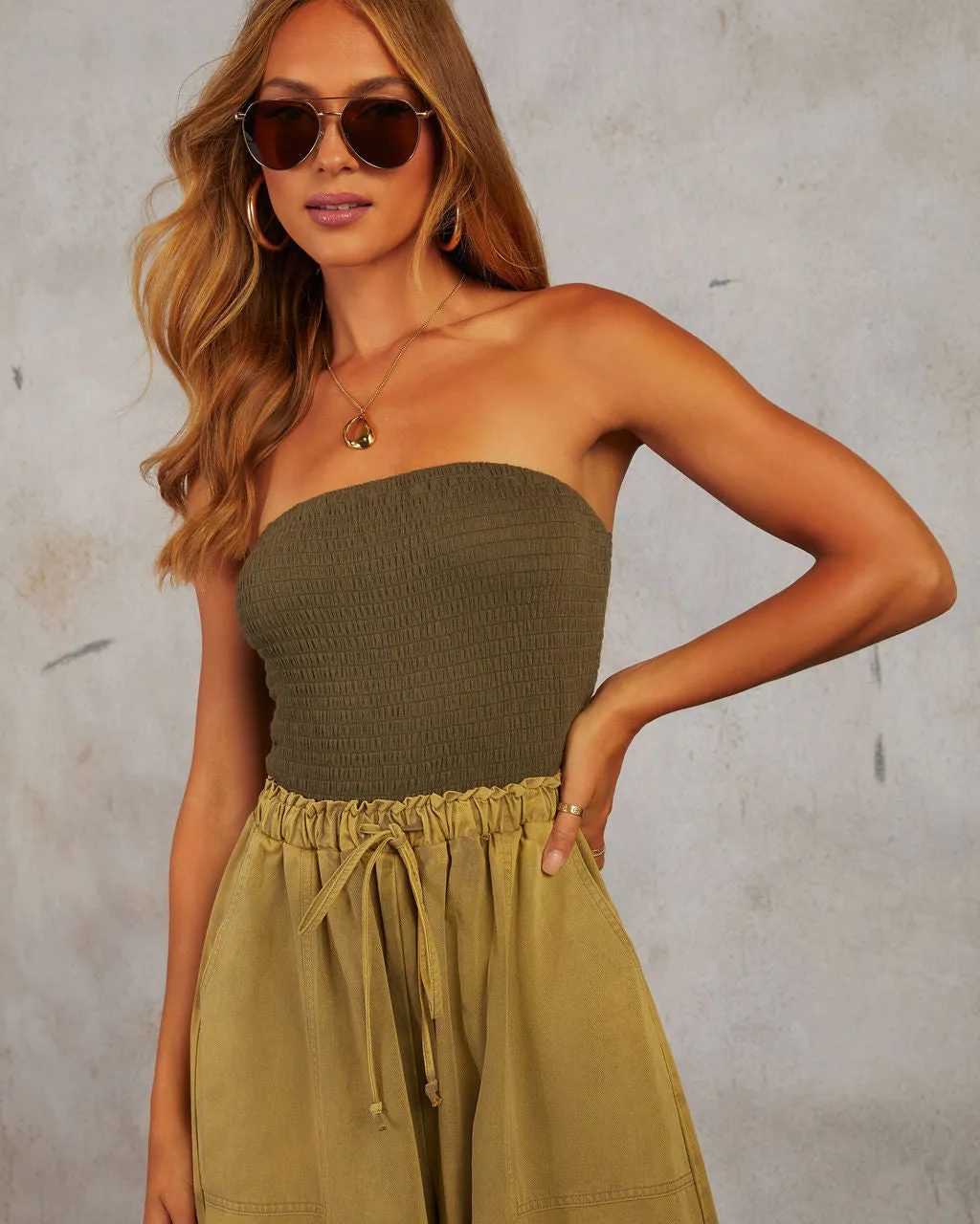 Never Better Strapless Jumpsuit sold by Vici product image thumbnail 2