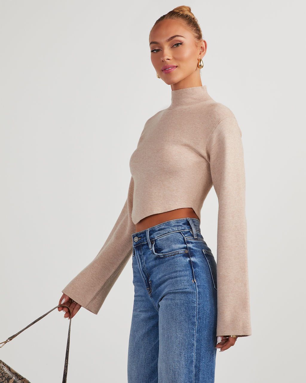 Renzo Mock Neck Sweater sold by Vici product image thumbnail 3