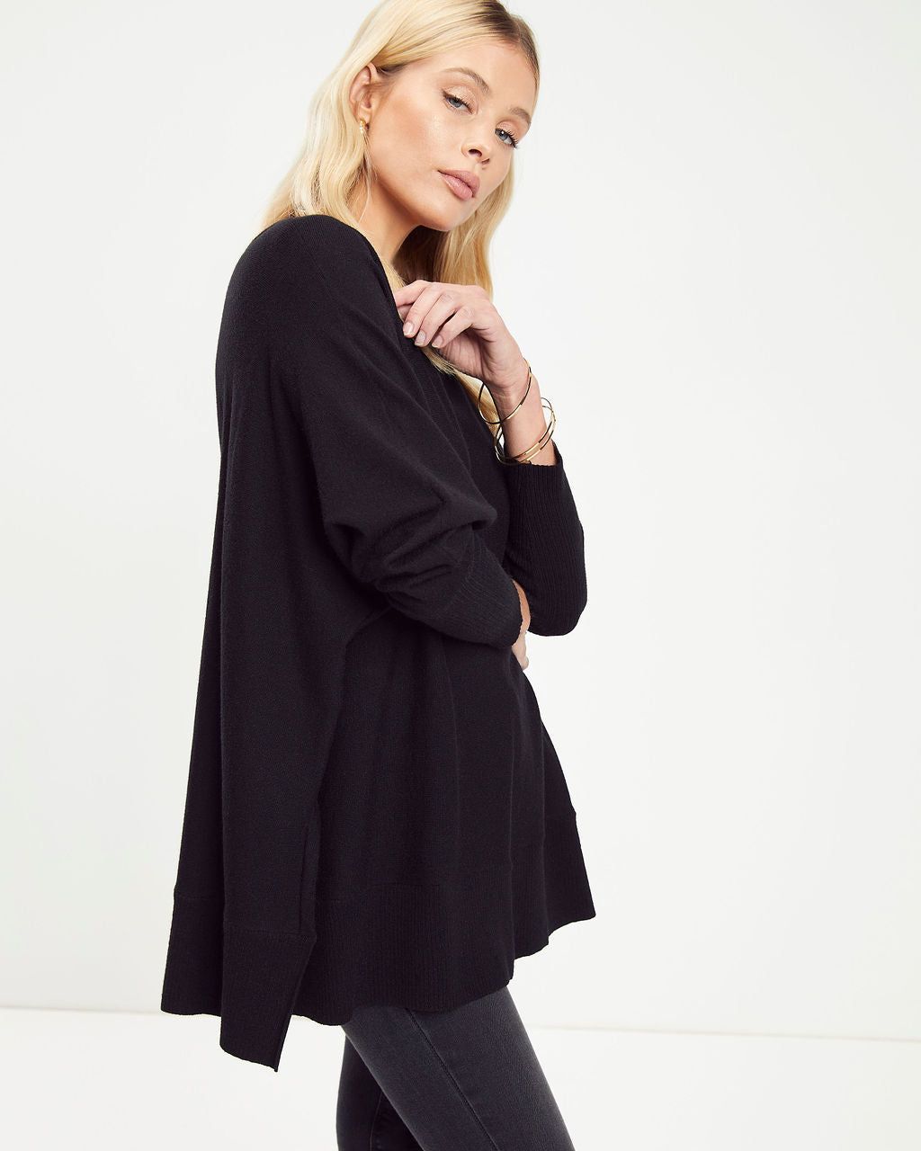 Taken Care Of Knit Long Sleeve Top - Black - FINAL SALE sold by Vici product image thumbnail 6