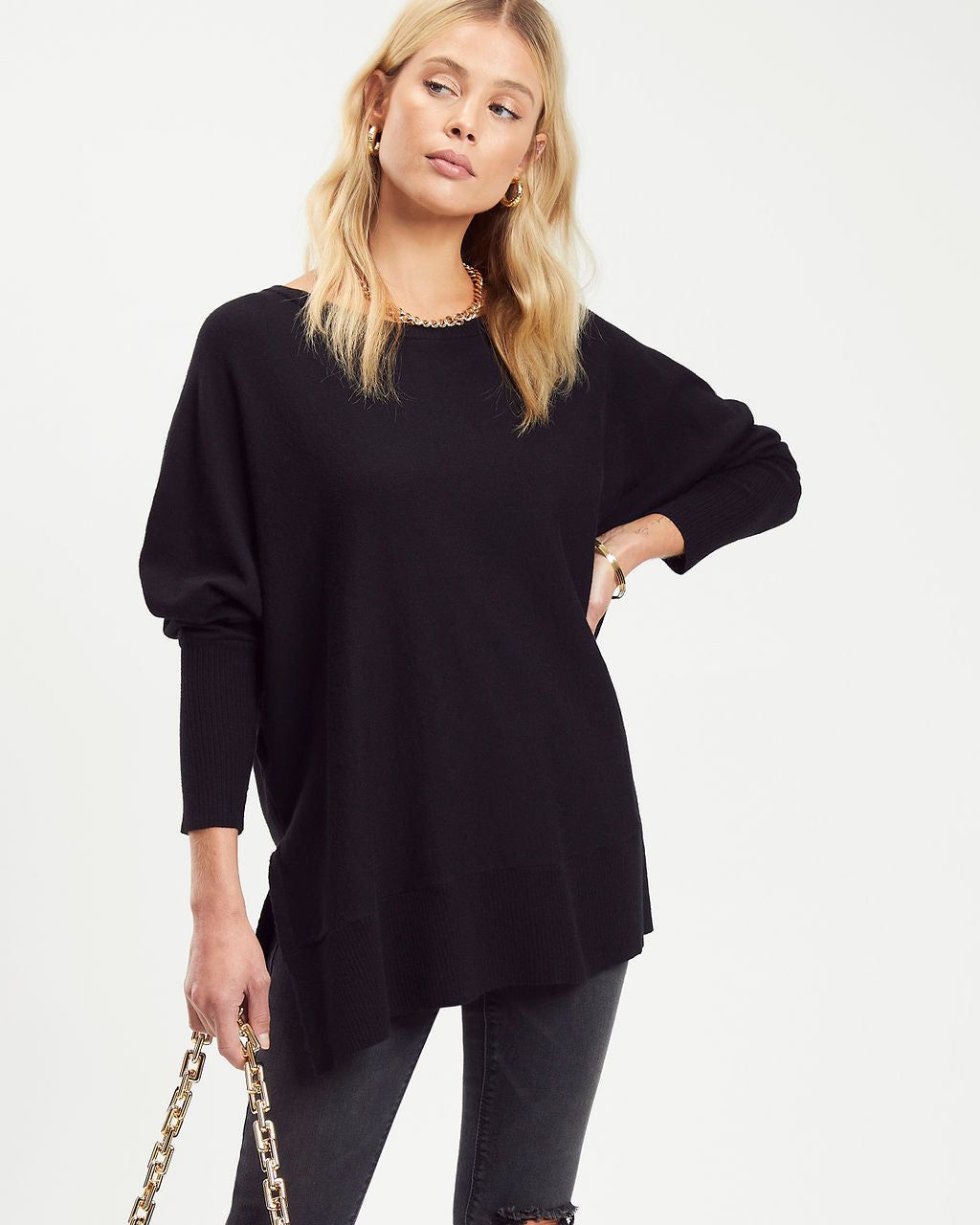 Taken Care Of Knit Long Sleeve Top - Black - FINAL SALE sold by Vici product image thumbnail 4