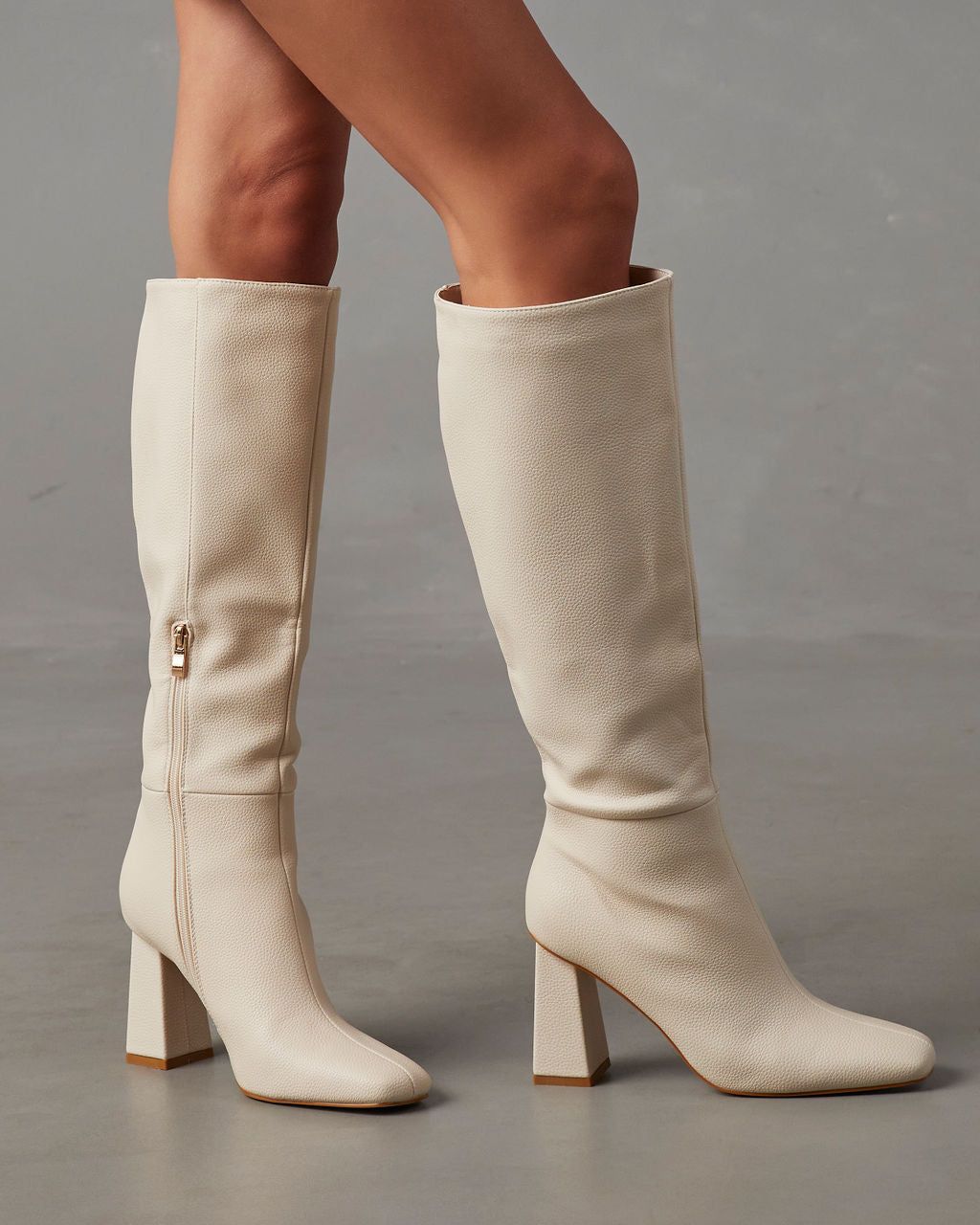 Billini - Ralston Heeled Boots - Cream sold by Vici product image thumbnail 4