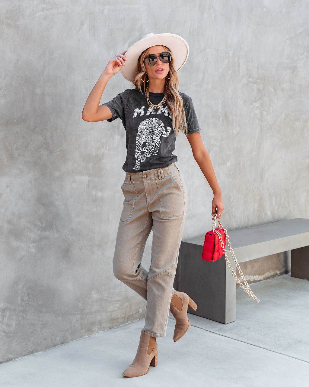 Tiger Mama Cotton Tee sold by Vici product image thumbnail 3