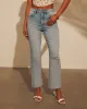 Frances Distressed Straight Leg Jeans sold by Vici