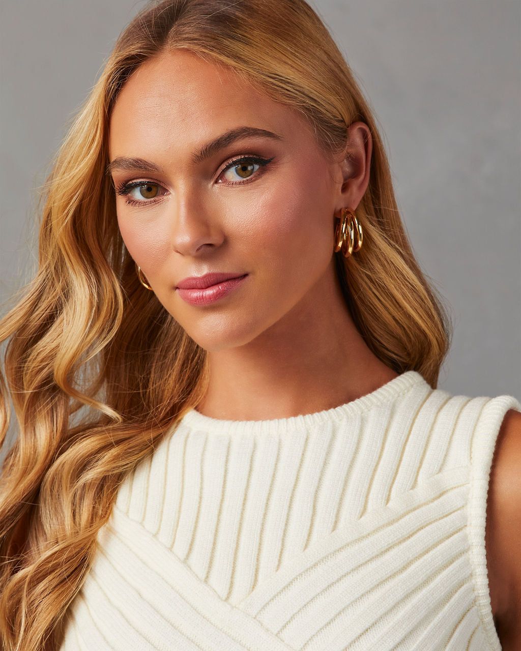 Kendall Triple Hoops sold by Vici product image thumbnail 2