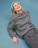Claudette Pearl Embellished Knit Sweater sold by Vici