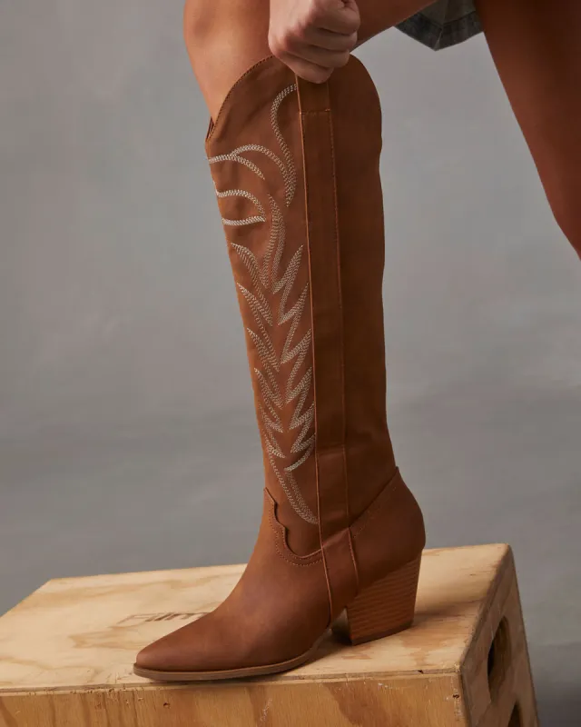 Mcentire Suede Western Boots sold by Vici