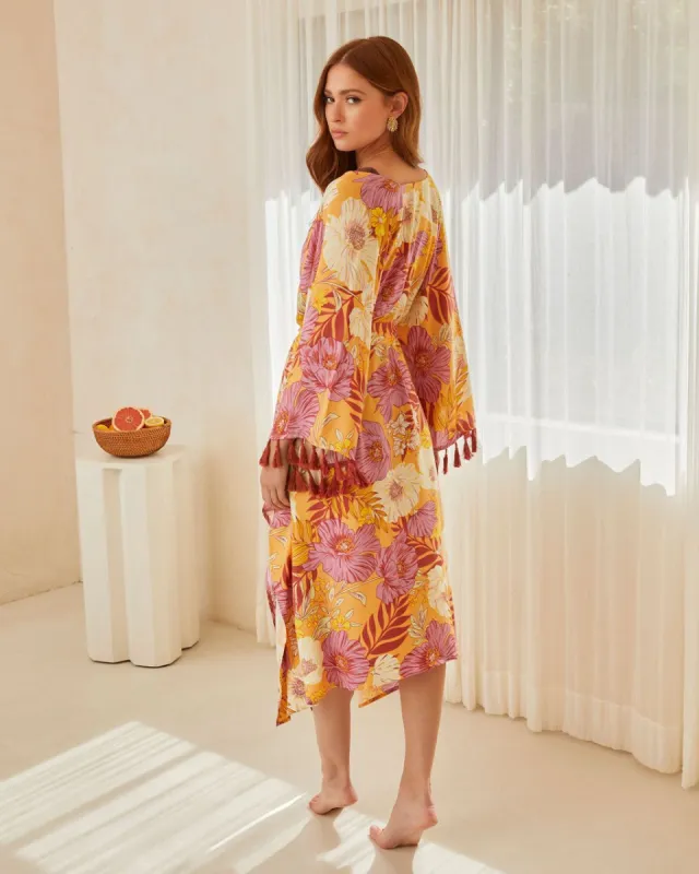 Tamsin Satin Kimono sold by Vici