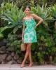 Palmita Printed Chiffon Ruffle Mini Dress sold by Vici