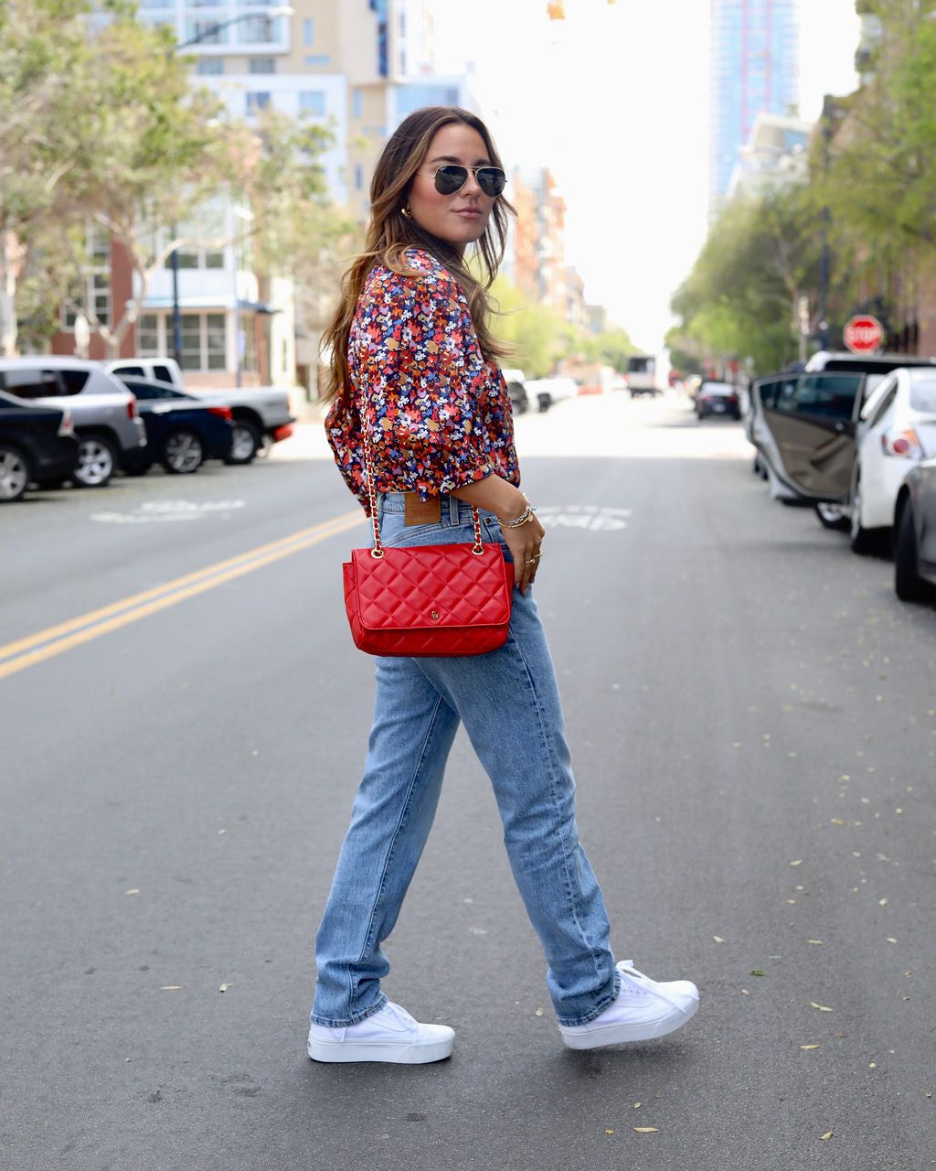 Fall For Spring Floral Button Down Top - FINAL SALE sold by Vici product image thumbnail 2